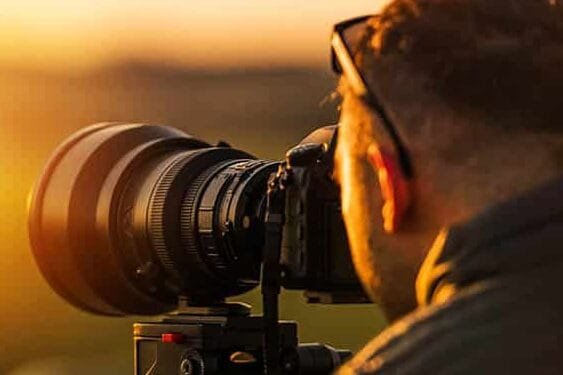 Huntsville Private Investigator Looking through camera