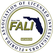 FALI Licensed Investigator seal